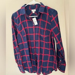 J. Crew Flannel button-down